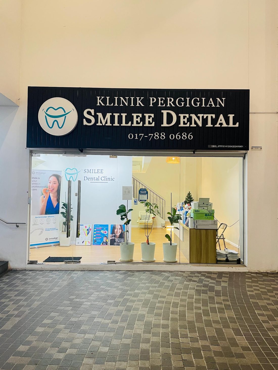 Smilee Dental signboard at Centrio Pantai Hillpark